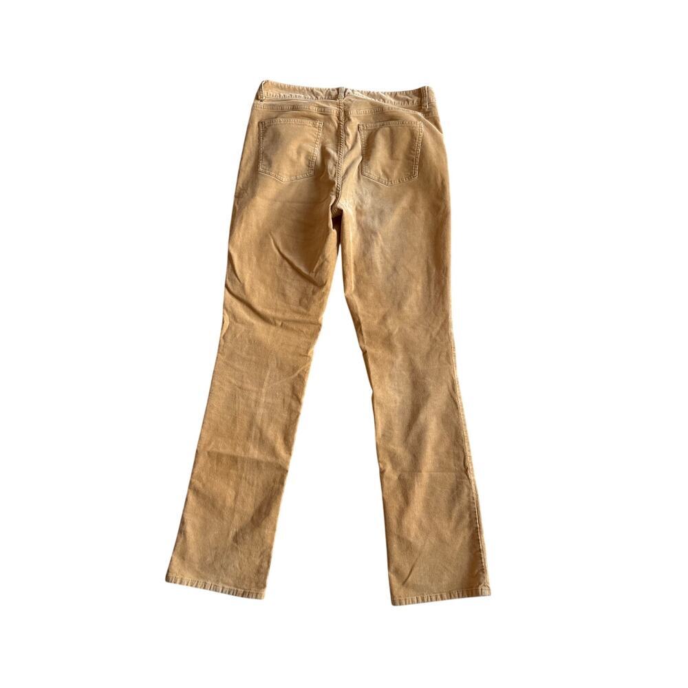 Talbots Heritage High-Rise Straight-Leg Cords Mustard Yellow Size 8 - Picture 4 of 5